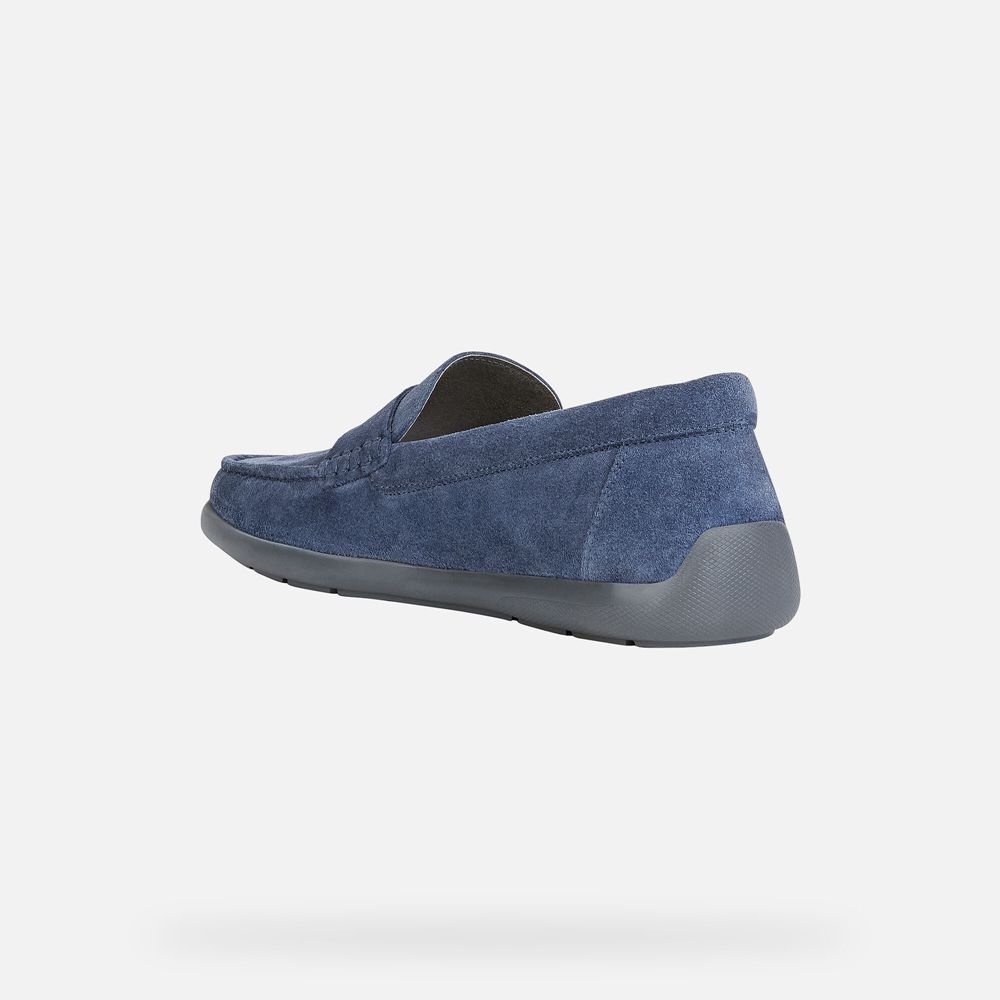 Mocassin Geox Devan - Bleu - Homme 432958-YCA